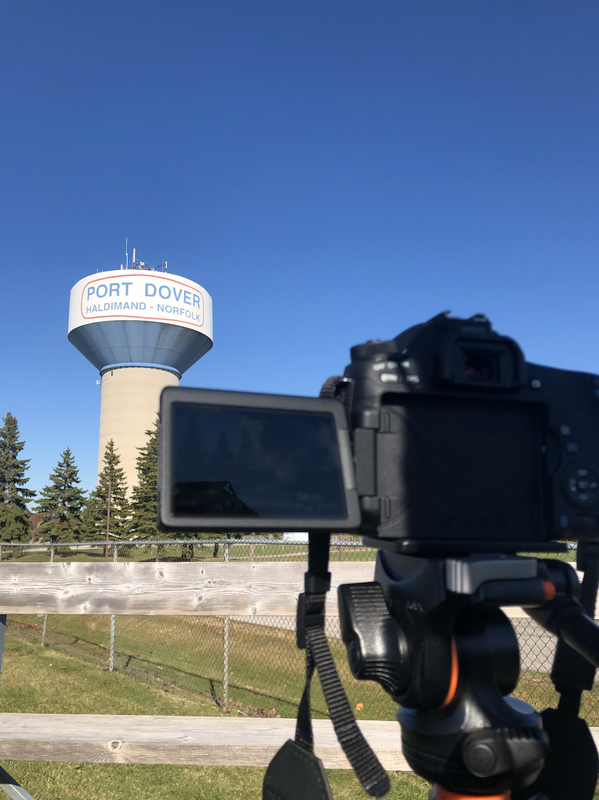 Camera and Port Dover water tower